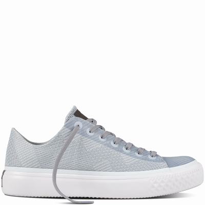 Converse Chuck Taylor All Star Modern Breathable Low Tops Womens - Grey/White/White Shoes (546ECXLA)